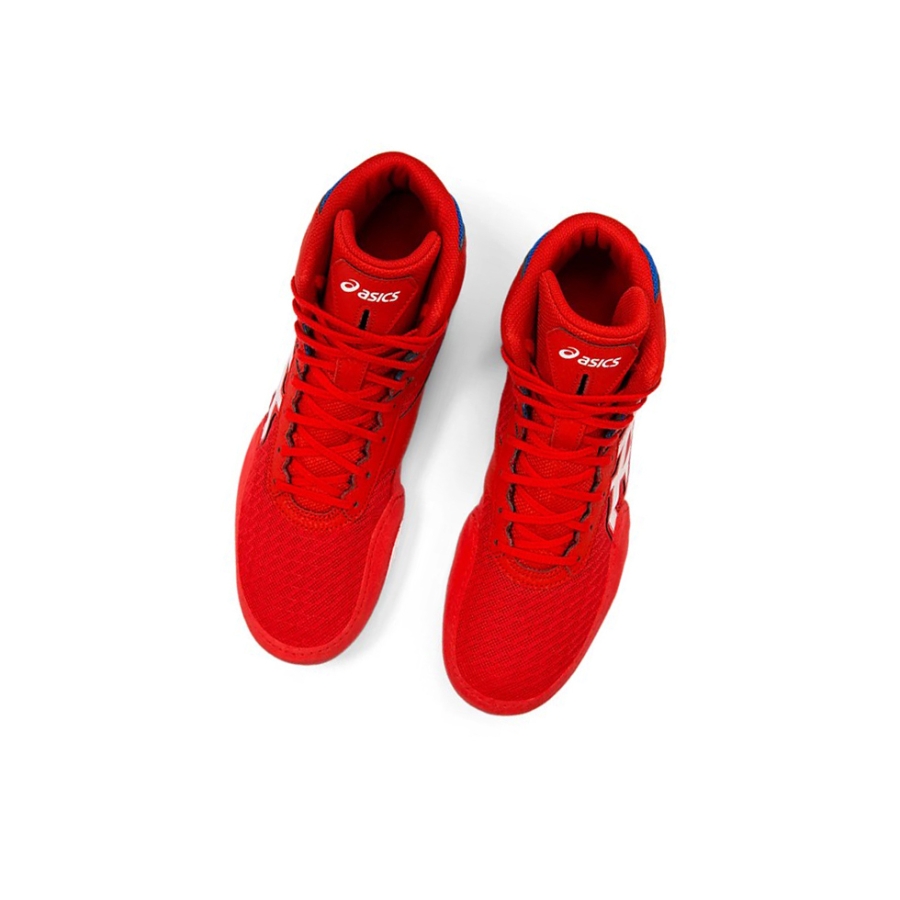 Red / White Men's Asics MATFLEX 6 Wrestling Shoes | US56129LW - Asics Outlet Sale