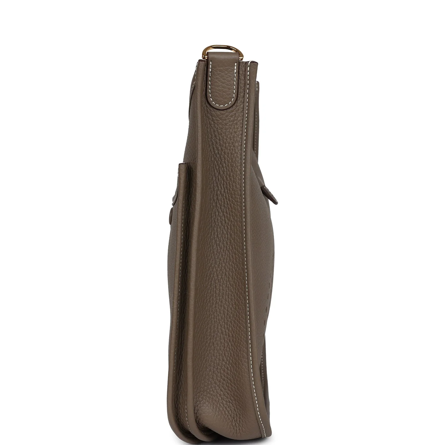 Replicate Hermes Evelyne III PM Etoupe Clemence Gold Hardware(1:1 replica)