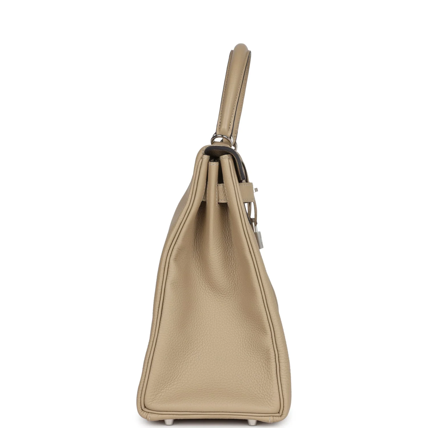 Replicate Hermes Kelly Retourne 35 Trench Togo Palladium Hardware(1:1 replica)