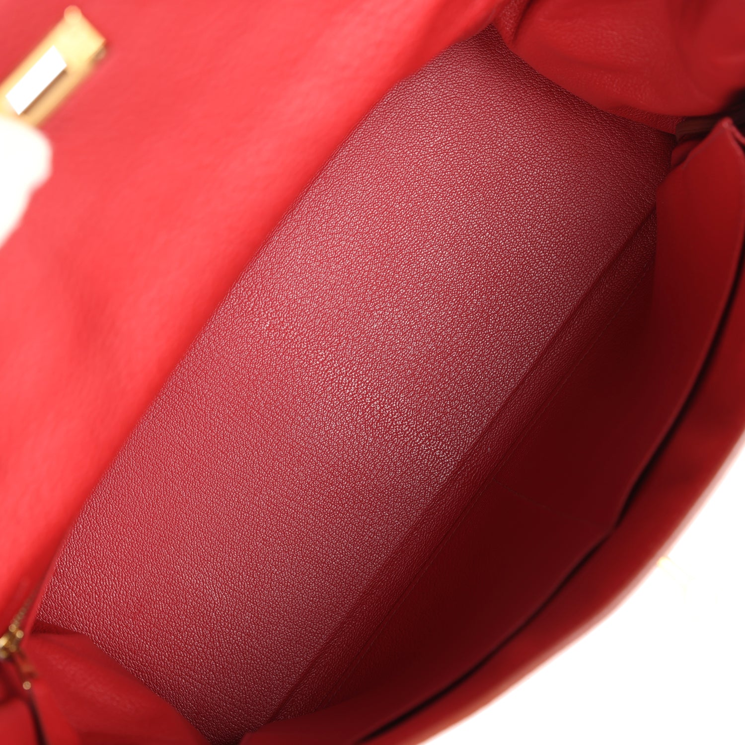 Replicate Hermes Kelly 35 Rouge Garance Clemence Gold Hardware(1:1 replica)