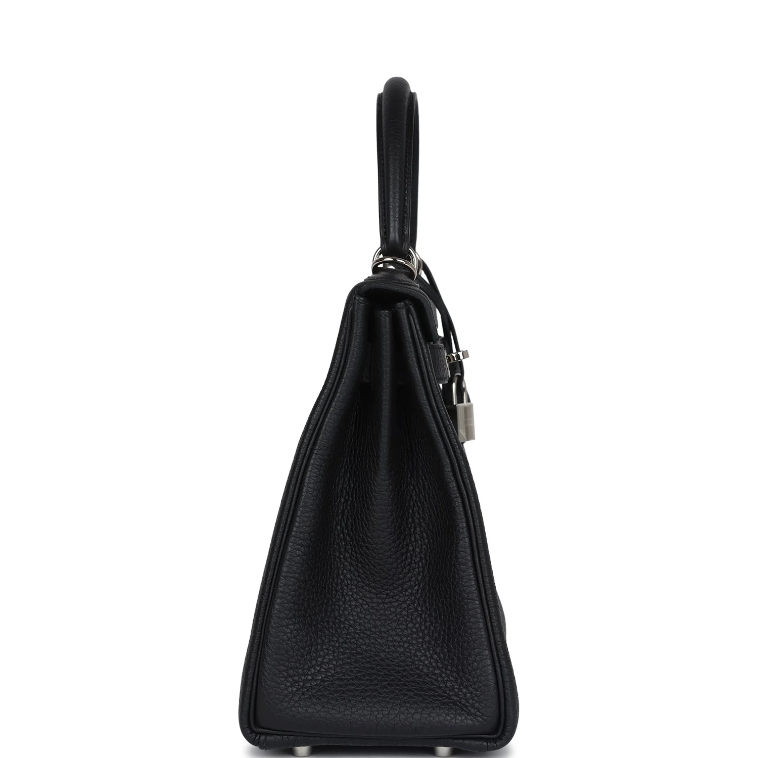 Replicate Hermes Kelly Retourne 28 Black Togo Palladium Hardware(1:1 replica)