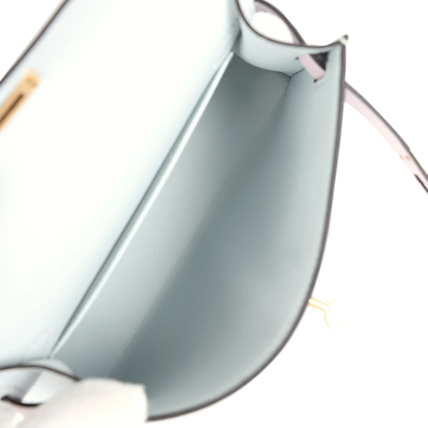 Replicate Hermes Kelly Sellier 20 Tri-color Gris Platine, Mauve Pale and Vert Moyen Epsom Gold Hardware(1:1 replica)