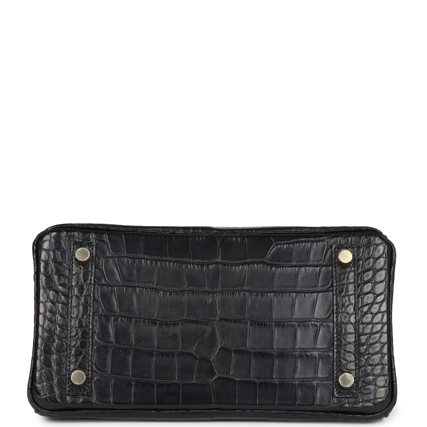 Replicate Hermes Birkin 25 Black Matte Alligator Gold Hardware(1:1 replica)