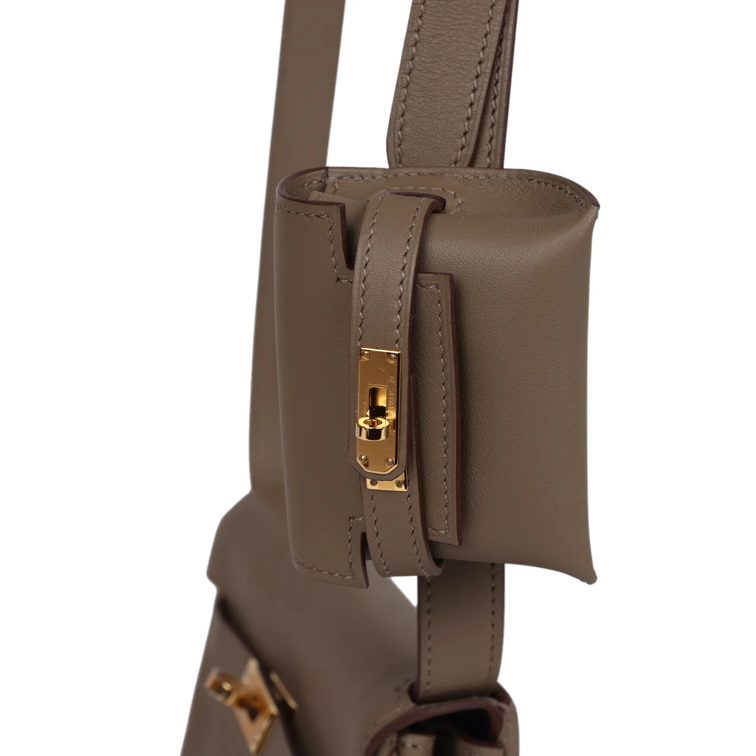 Replicate Hermes Kelly Moove Etoupe Swift Gold Hardware(1:1 replica)