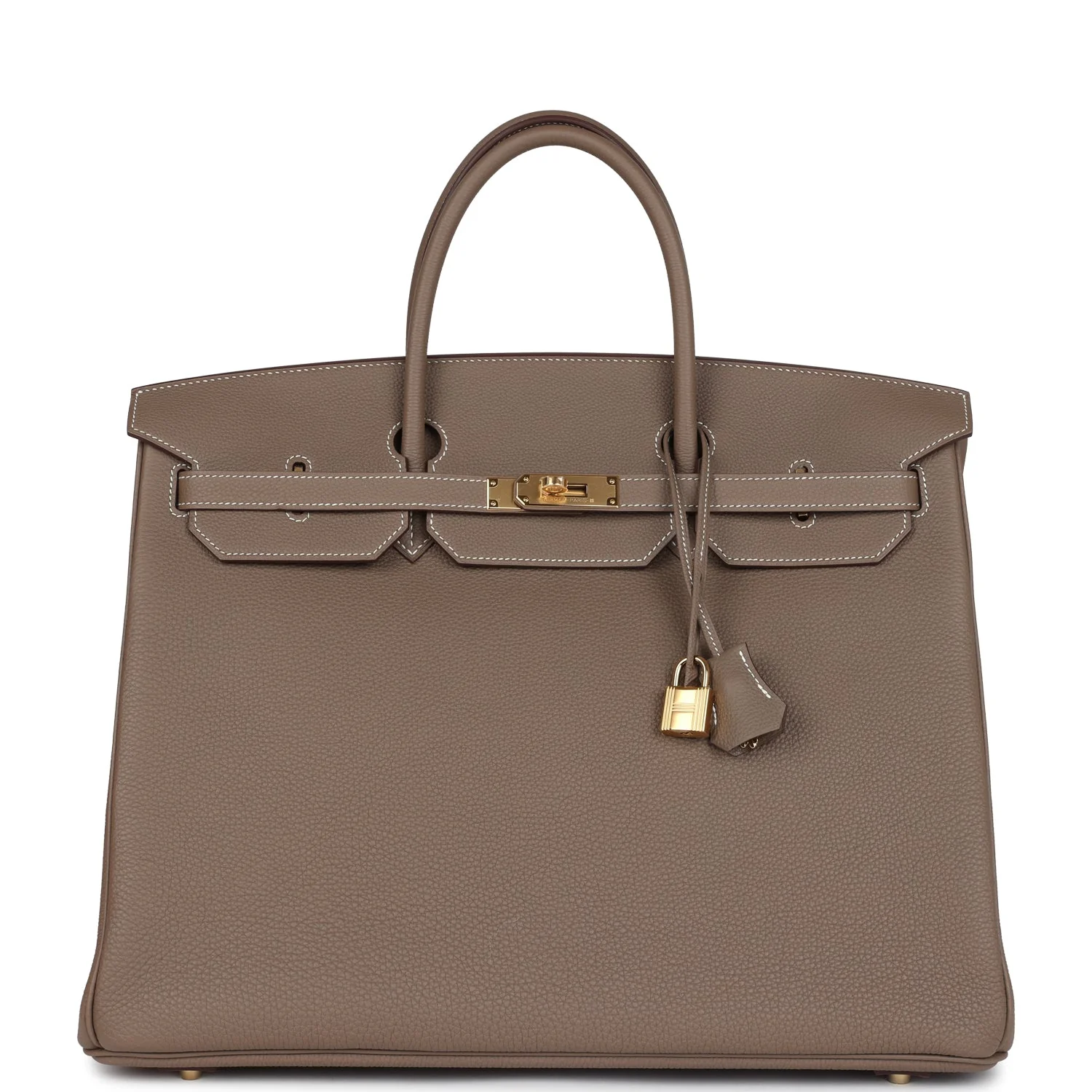 Replicate Hermes Birkin 40 Etoupe Togo Gold Hardware(1:1 replica)