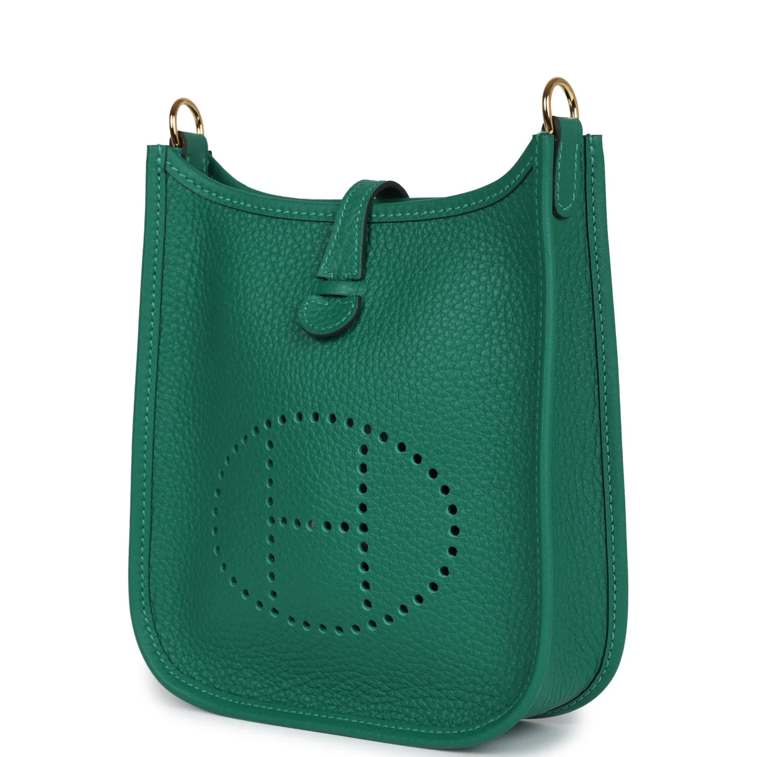 Replicate Hermes Evelyne TPM Vert Vertigo Clemence Gold Hardware(1:1 replica)