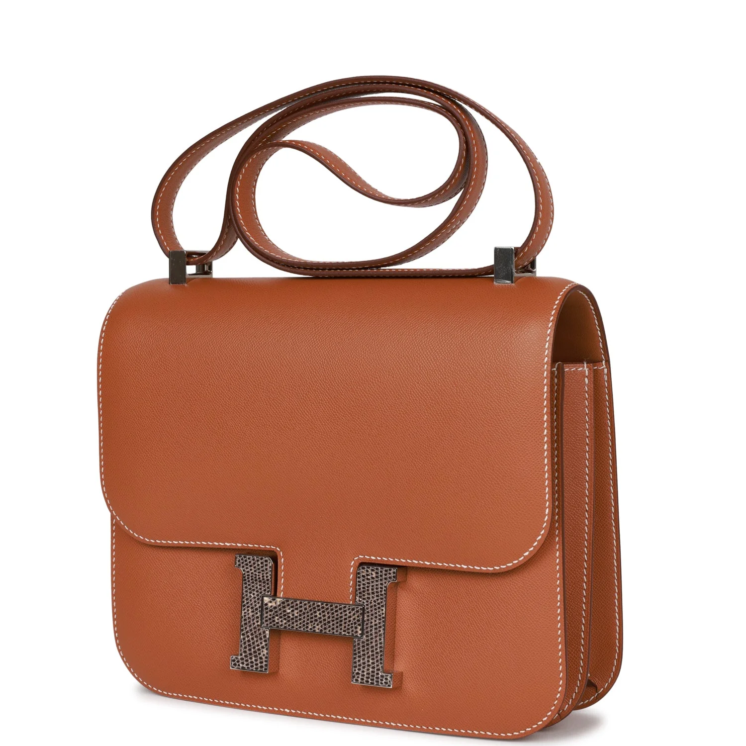 Replicate Hermes Constance 24 Gold Madame and Lizard Palladium Hardware(1:1 replica)