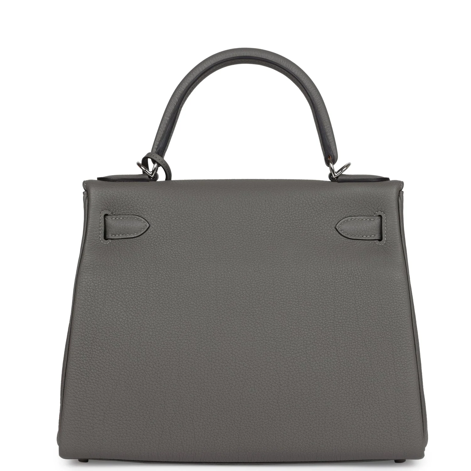 Replicate Hermes Kelly Retourne 28 Gris Meyer Togo Palladium Hardware(1:1 replica)