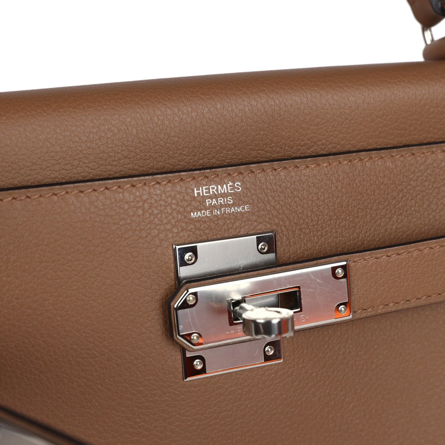Replicate Hermes Kelly Retourne 28 Alezan Evercolor Palladium Hardware(1:1 replica)