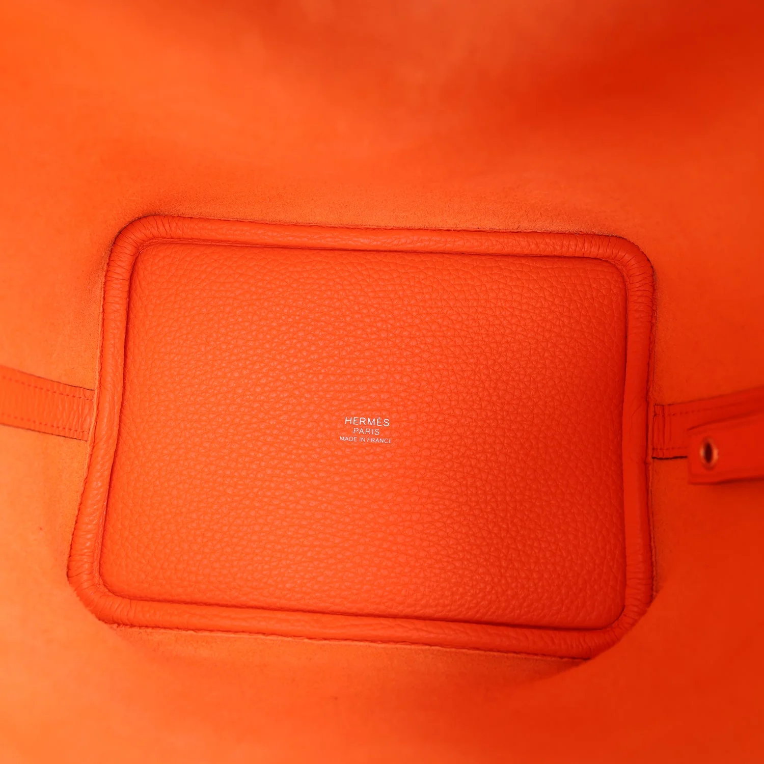 Replicate Hermes Eclat Picotin Lock 18 Orange Minium Clemence Palladium Hardware(1:1 replica)
