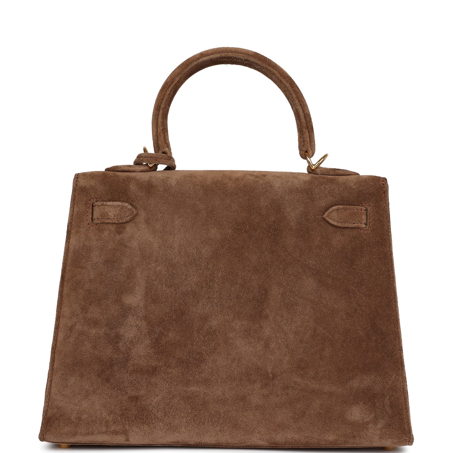 Replicate Vintage Hermes Kelly 25 Brown Doblis Gold Hardware(1:1 replica)