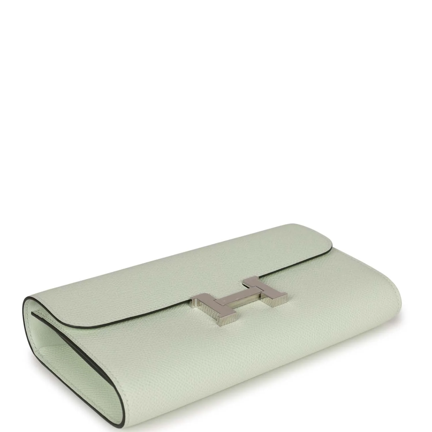 Replicate Hermes Constance Wallet To Go Vert Fizz Epsom Palladium Hardware(1:1 replica)