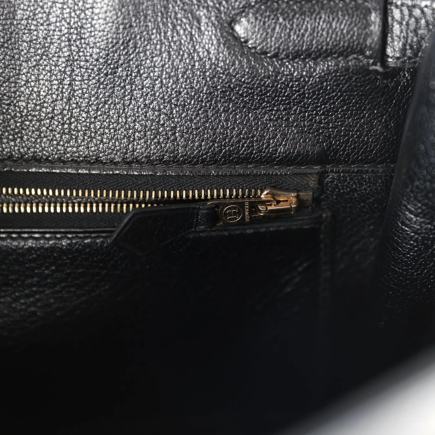 Replicate Vintage Hermes HAC Birkin 32 Black Ardennes Gold Hardware(1:1 replica)