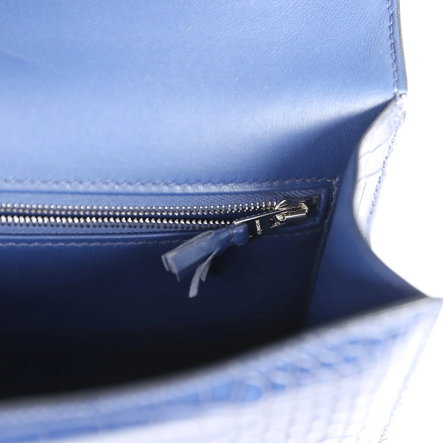 Replicate Hermes Constance 1-24 Bleu Saphir Matte Alligator Marquette Palladium Hardware(1:1 replica)