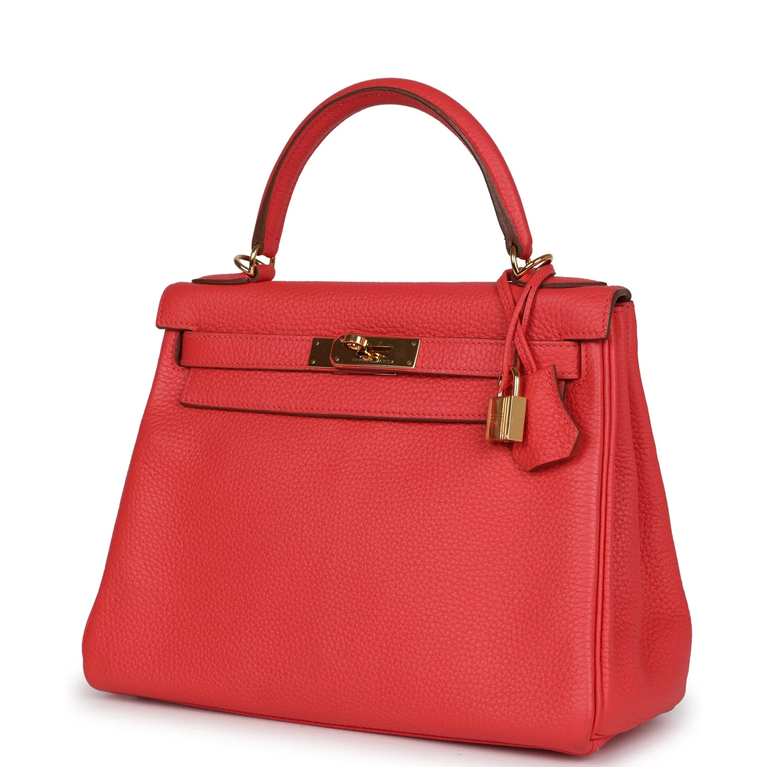 Replicate Hermes Kelly Retourne 28 Rose Shocking Chevre Gold Hardware(1:1 replica)