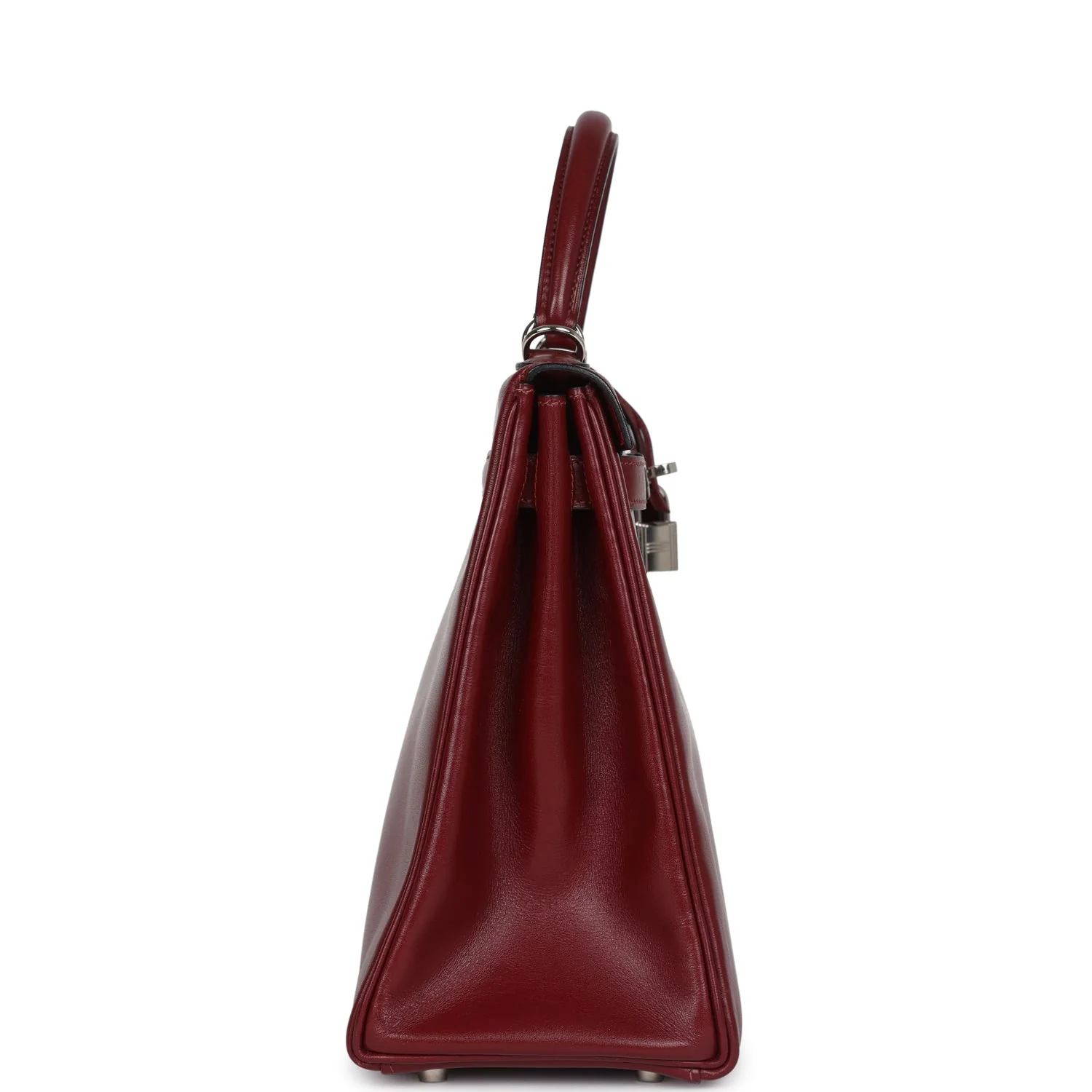 Replicate Hermes Kelly Retourne 32 Rouge H Box Palladium Hardware(1:1 replica)