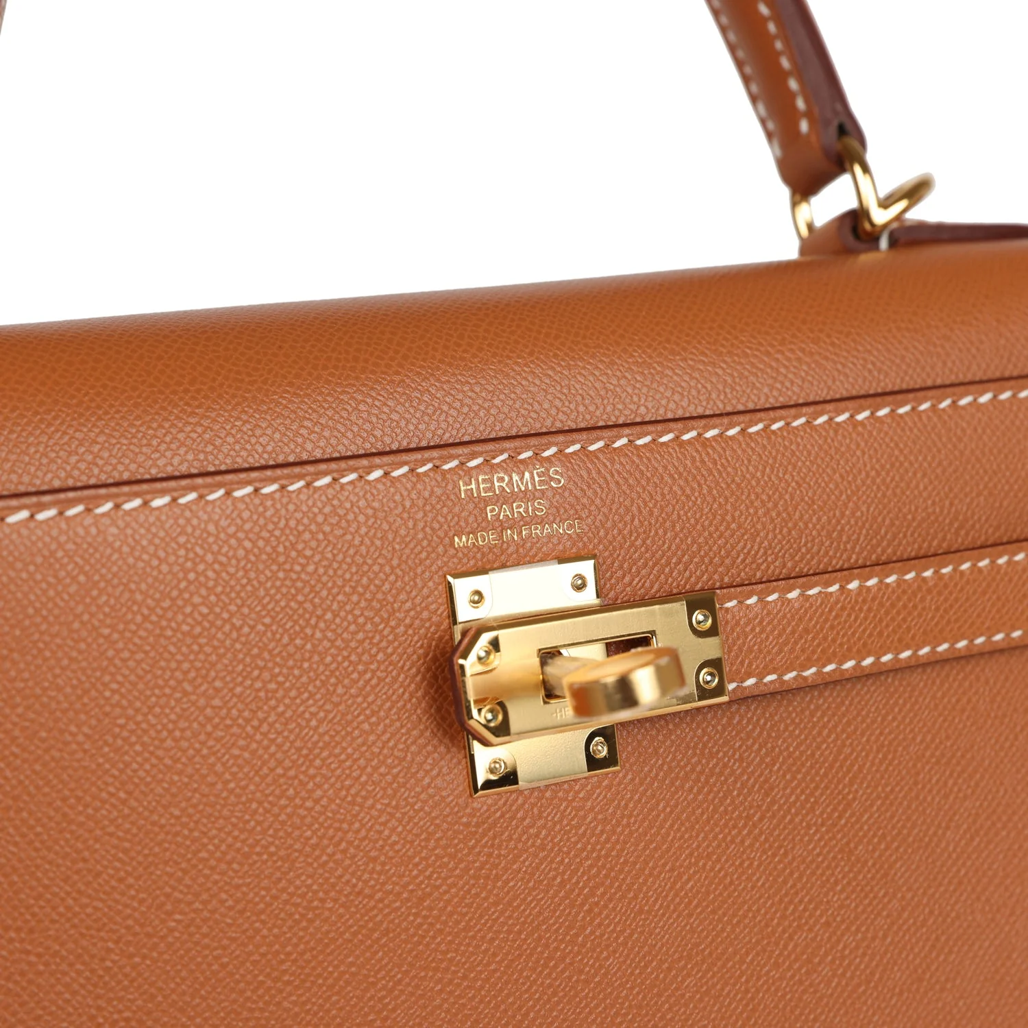 Replicate Hermes Kelly Sellier 25 Gold Madame Gold Hardware(1:1 replica)
