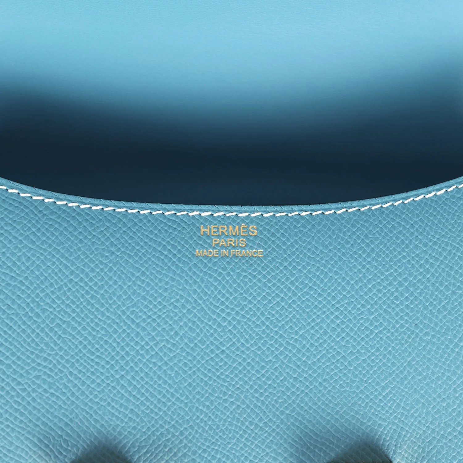 Replicate Hermes Constance 1-24 Blue Jean Epsom Gold Hardware(1:1 replica)