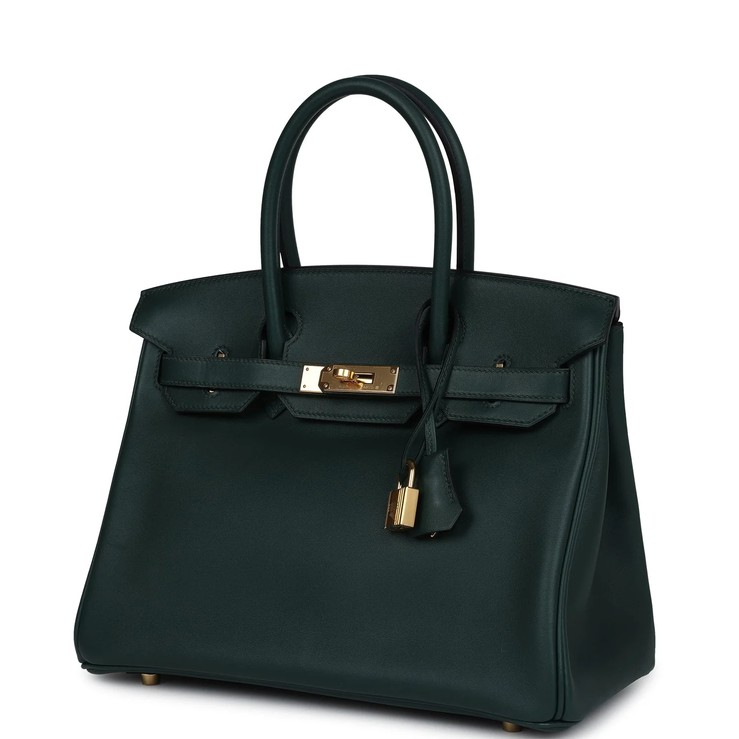 Replicate Hermes Birkin 30 Vert Tropical Jonathan Gold Hardware(1:1 replica)