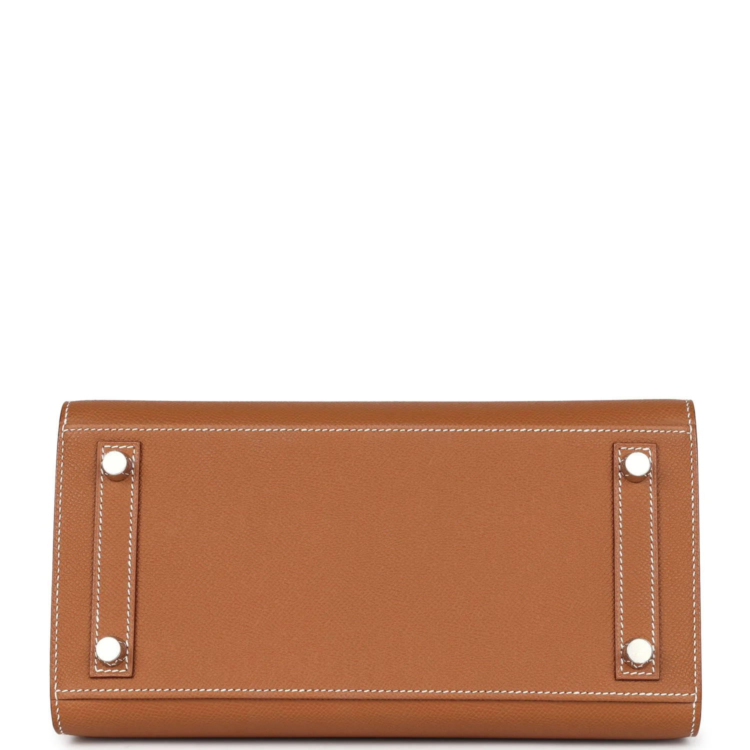 Replicate Hermes Birkin Sellier 25 Gold Epsom Palladium Hardware(1:1 replica)