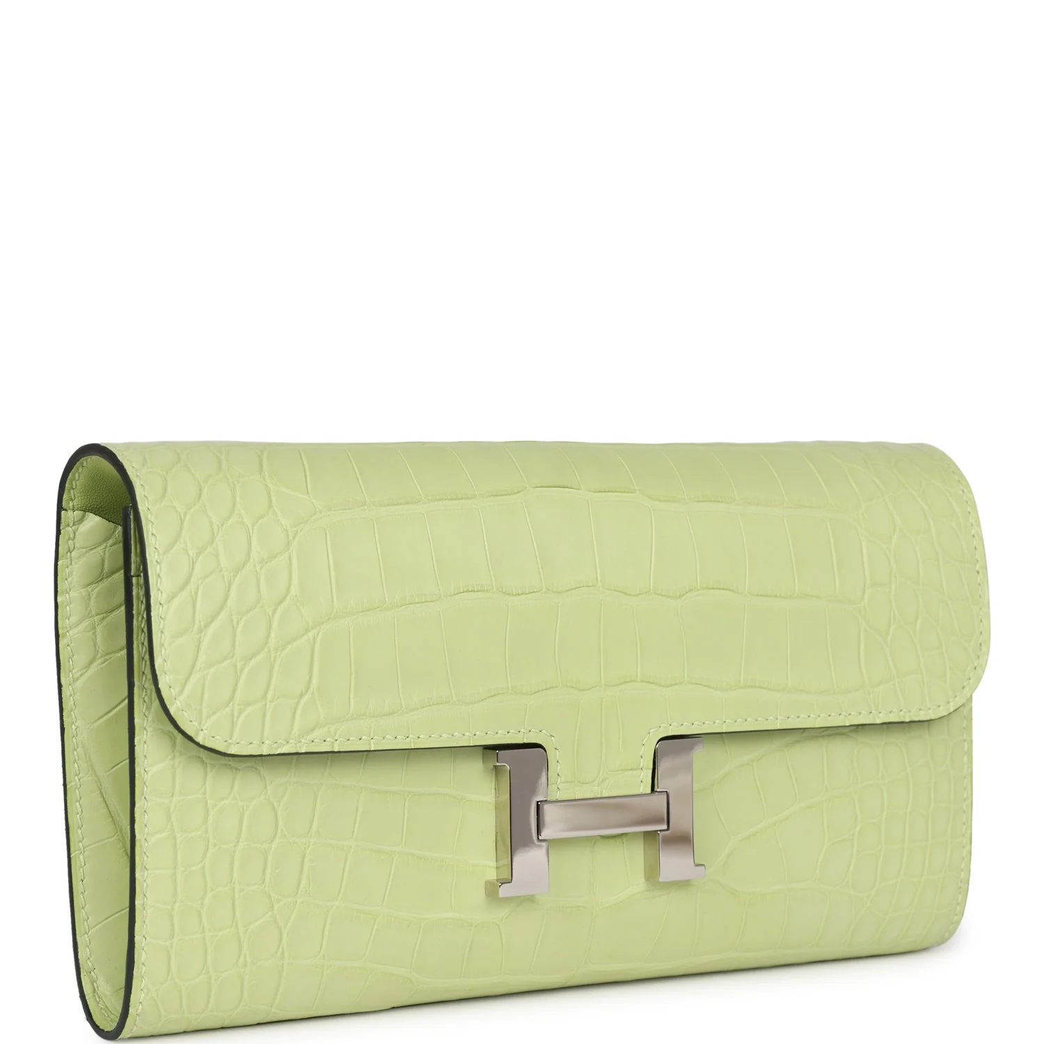 Replicate Hermes Constance Wallet To Go Jaune Bourgeon Matte Alligator Palladium Hardware(1:1 replica)