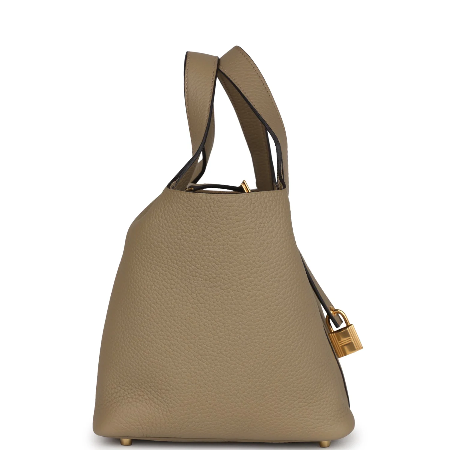 Replicate Hermes Picotin Lock 18 Beige Marfa Clemence Gold Hardware(1:1 replica)
