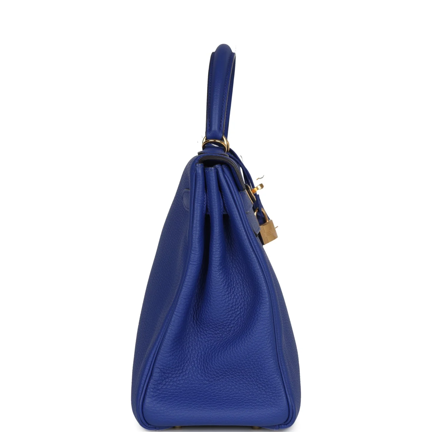 Replicate Hermes Kelly Retourne 32 Bleu Electric Togo Gold Hardware(1:1 replica)