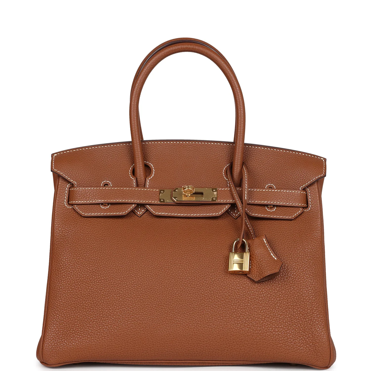 Replicate Hermes Birkin 30 Gold Togo Gold Hardware(1:1 replica)