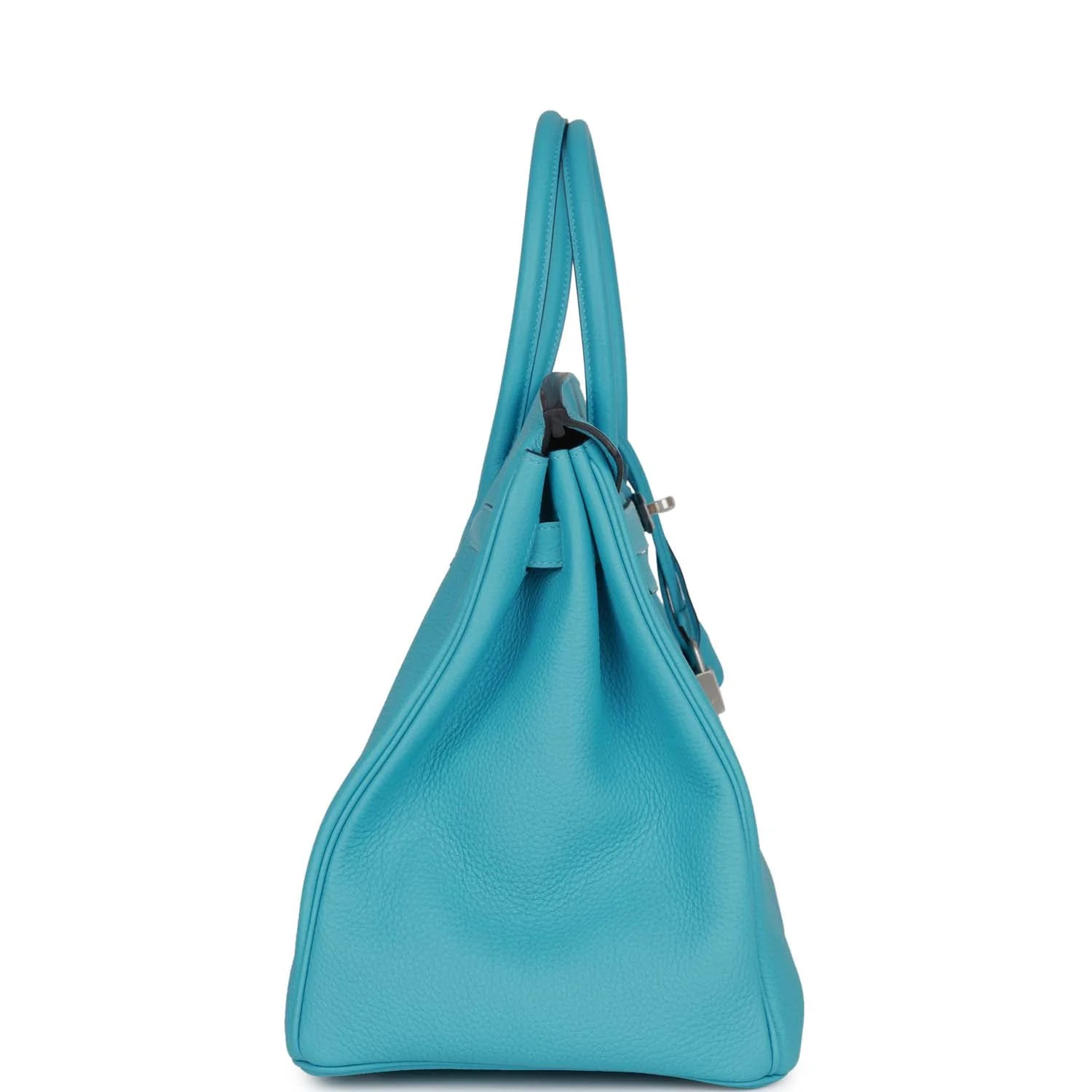 Replicate Hermes Special Order (HSS) Birkin 35 Bleu du Nord Verso Togo Brushed Palladium Hardware(1:1 replica)