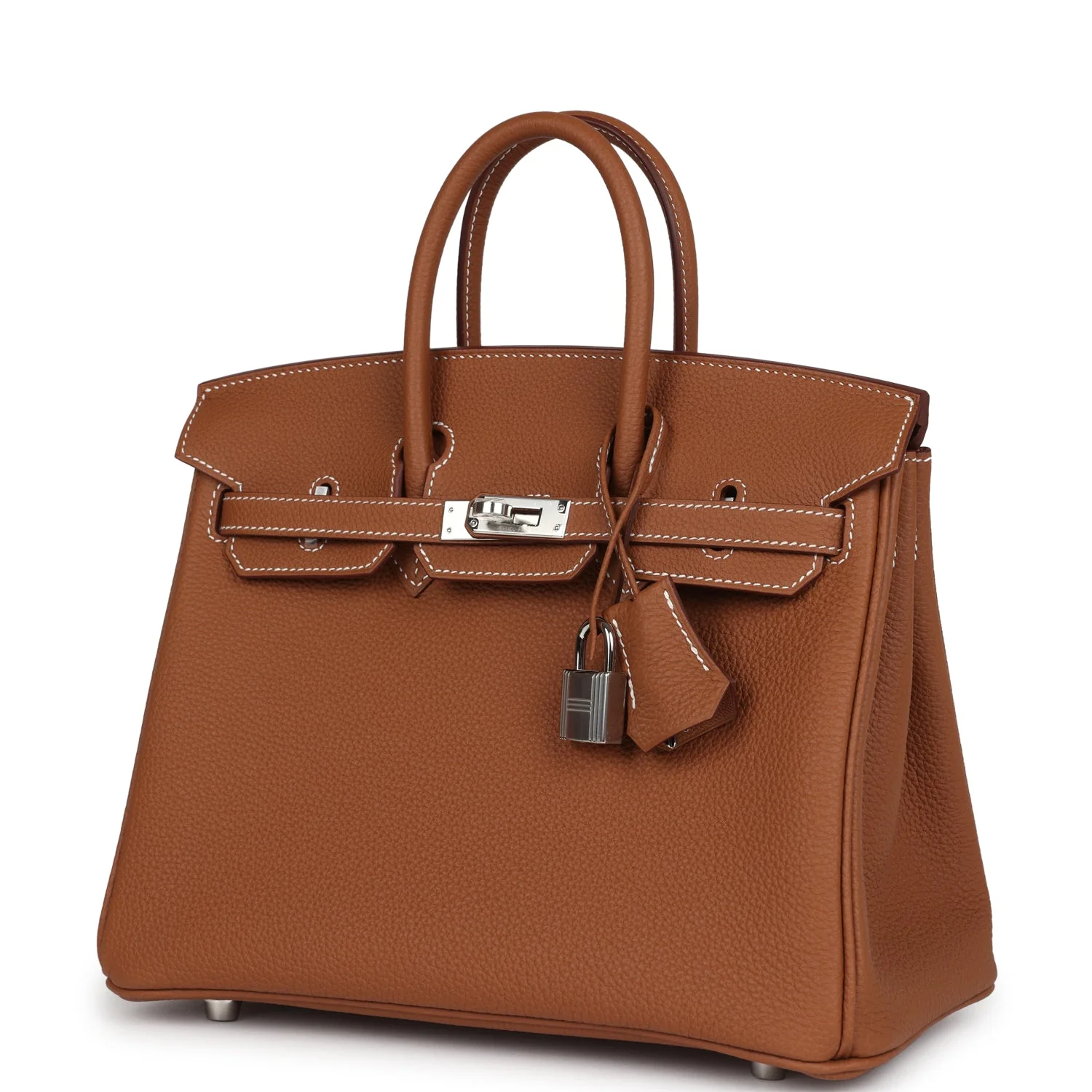 Replicate Hermes Birkin 25 Gold Togo Palladium Hardware(1:1 replica)
