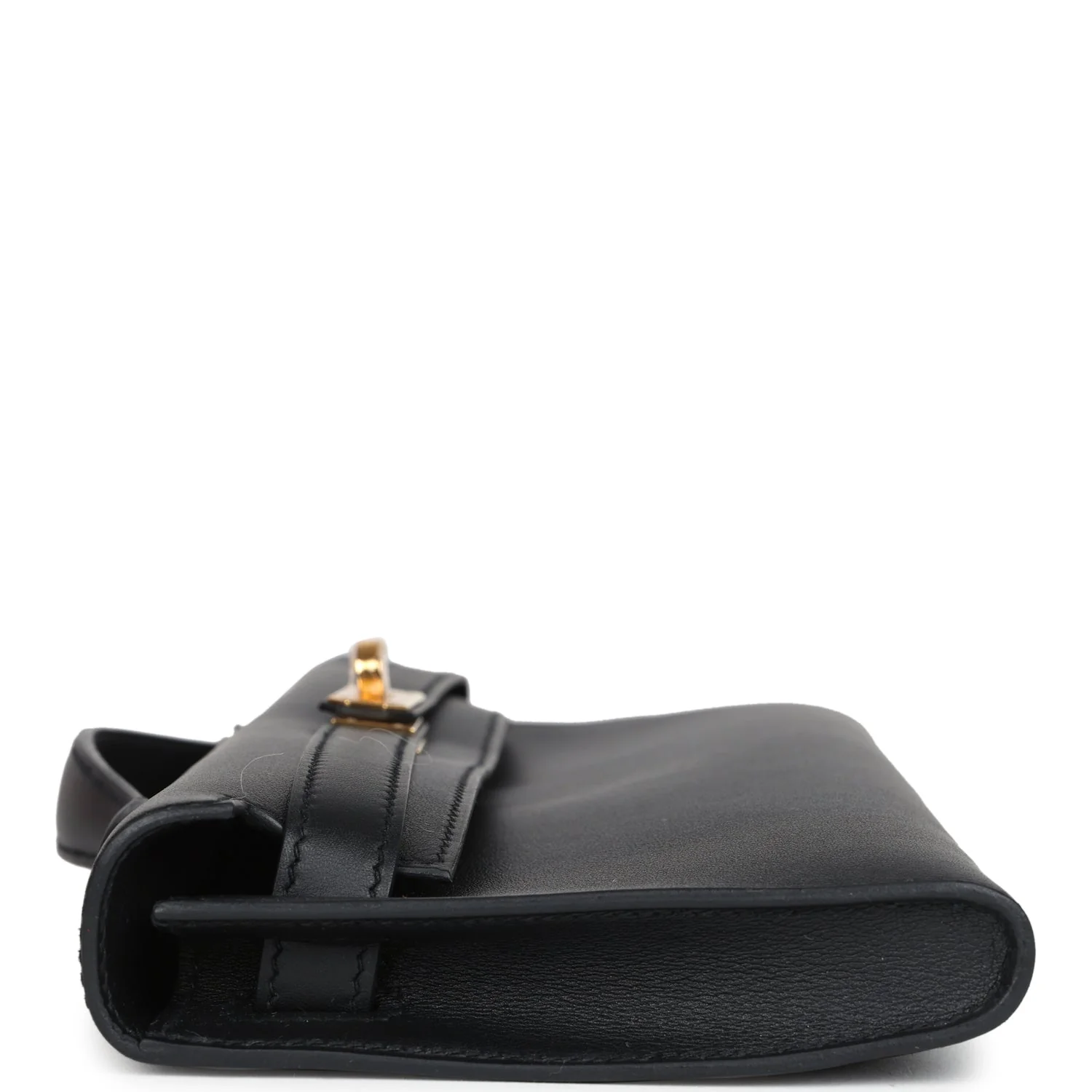 Replicate Hermes Kelly Cut Black Swift Palladium Hardware(1:1 replica)