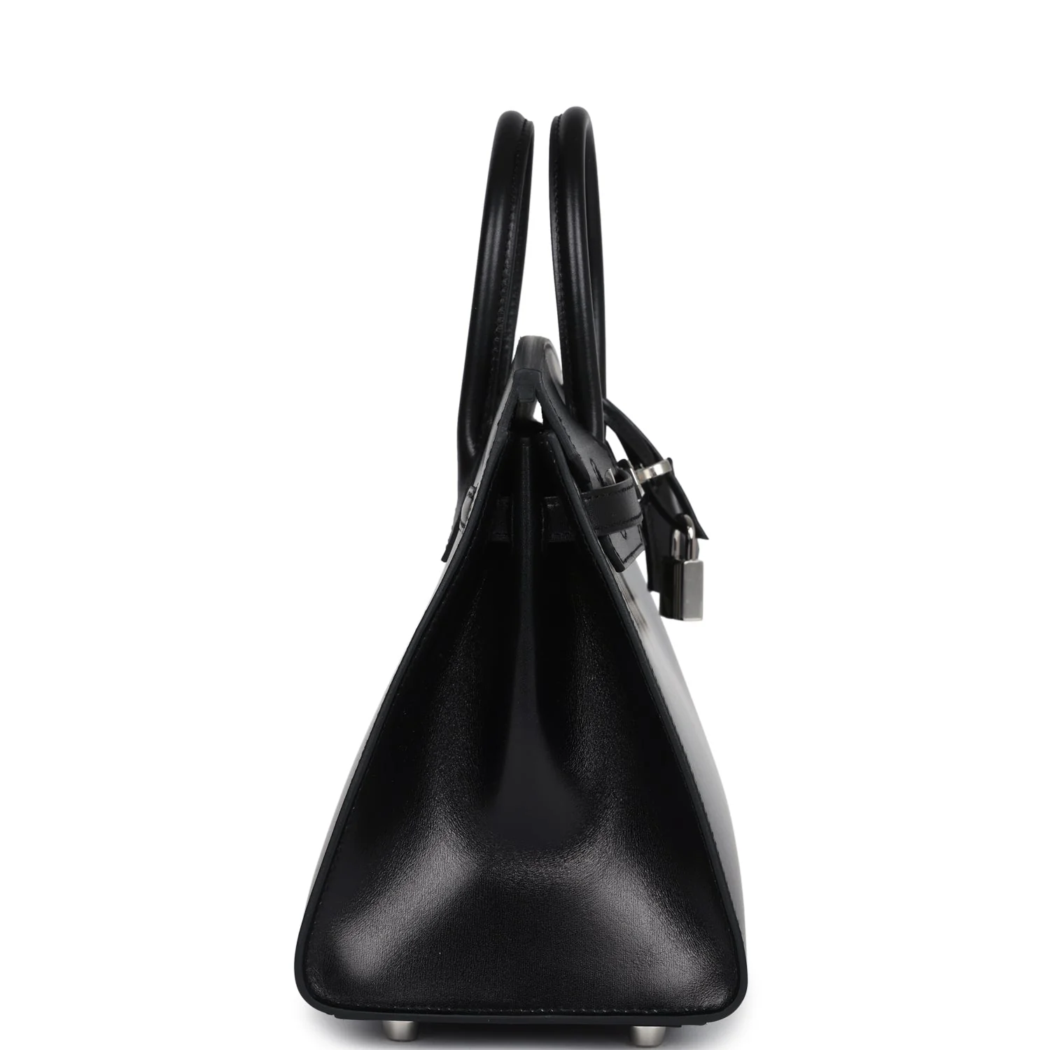Replicate Hermes Birkin Sellier 25 Black Box Palladium Hardware(1:1 replica)