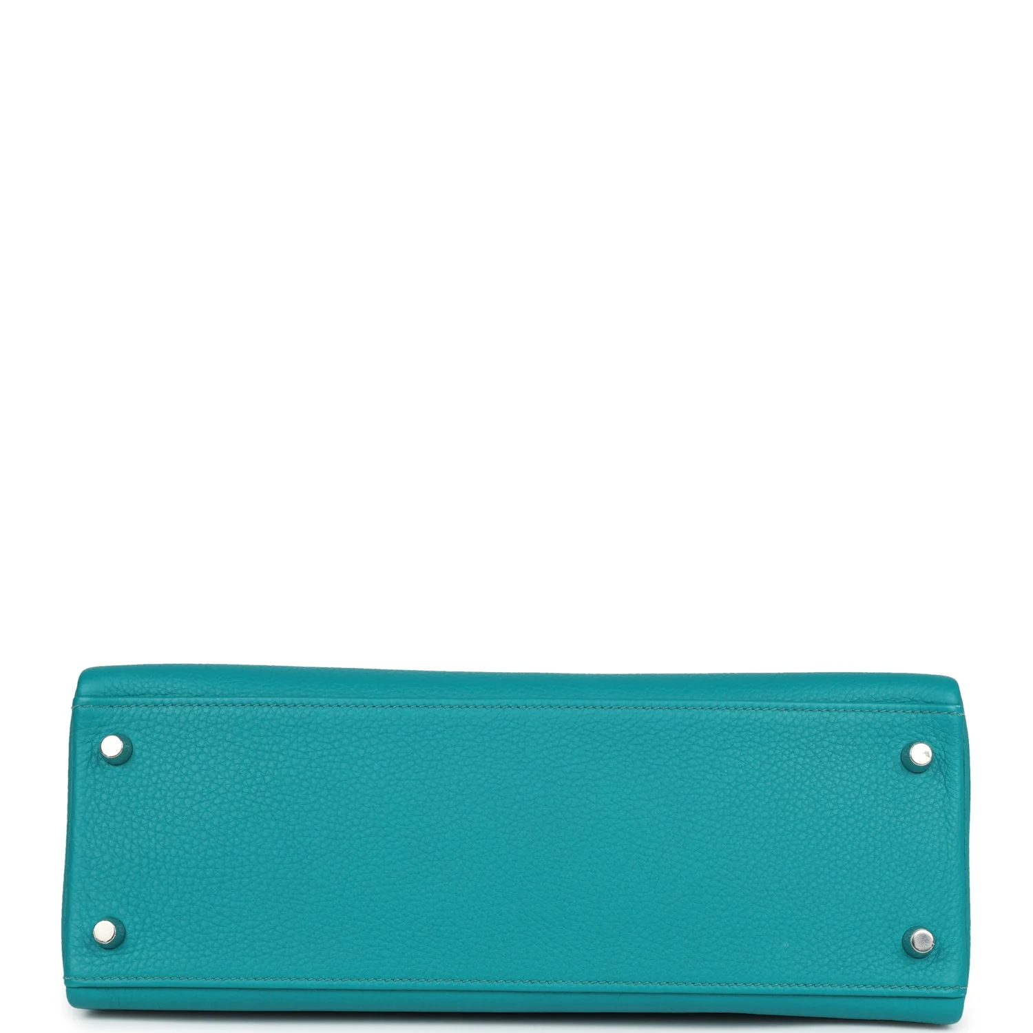 Replicate Hermes Kelly Retourne 32 Bleu Paon Clemence Palladium Hardware(1:1 replica)