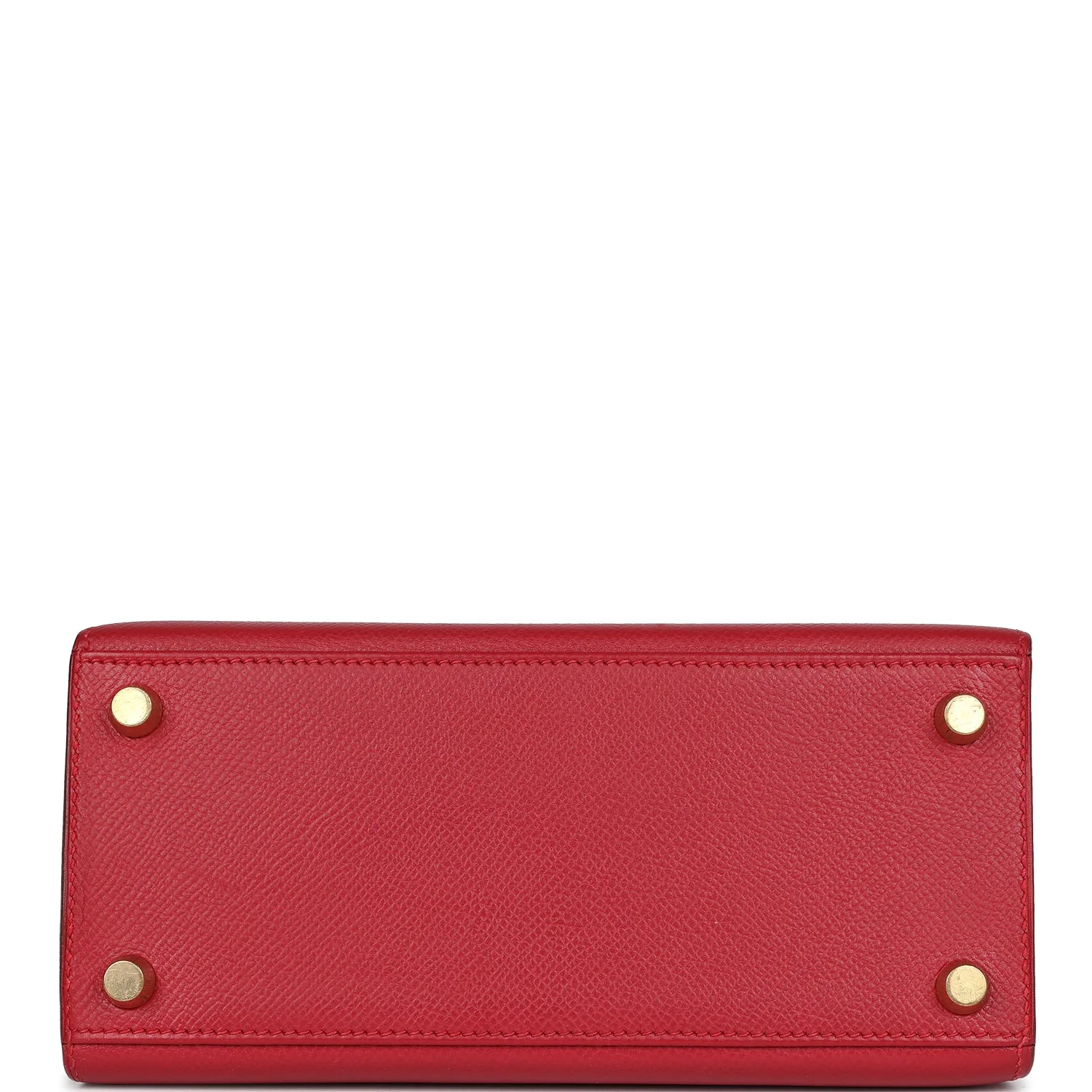 Replicate Vintage Hermes Kelly Sellier 20 Rouge Vif Courchevel Gold Hardware(1:1 replica)
