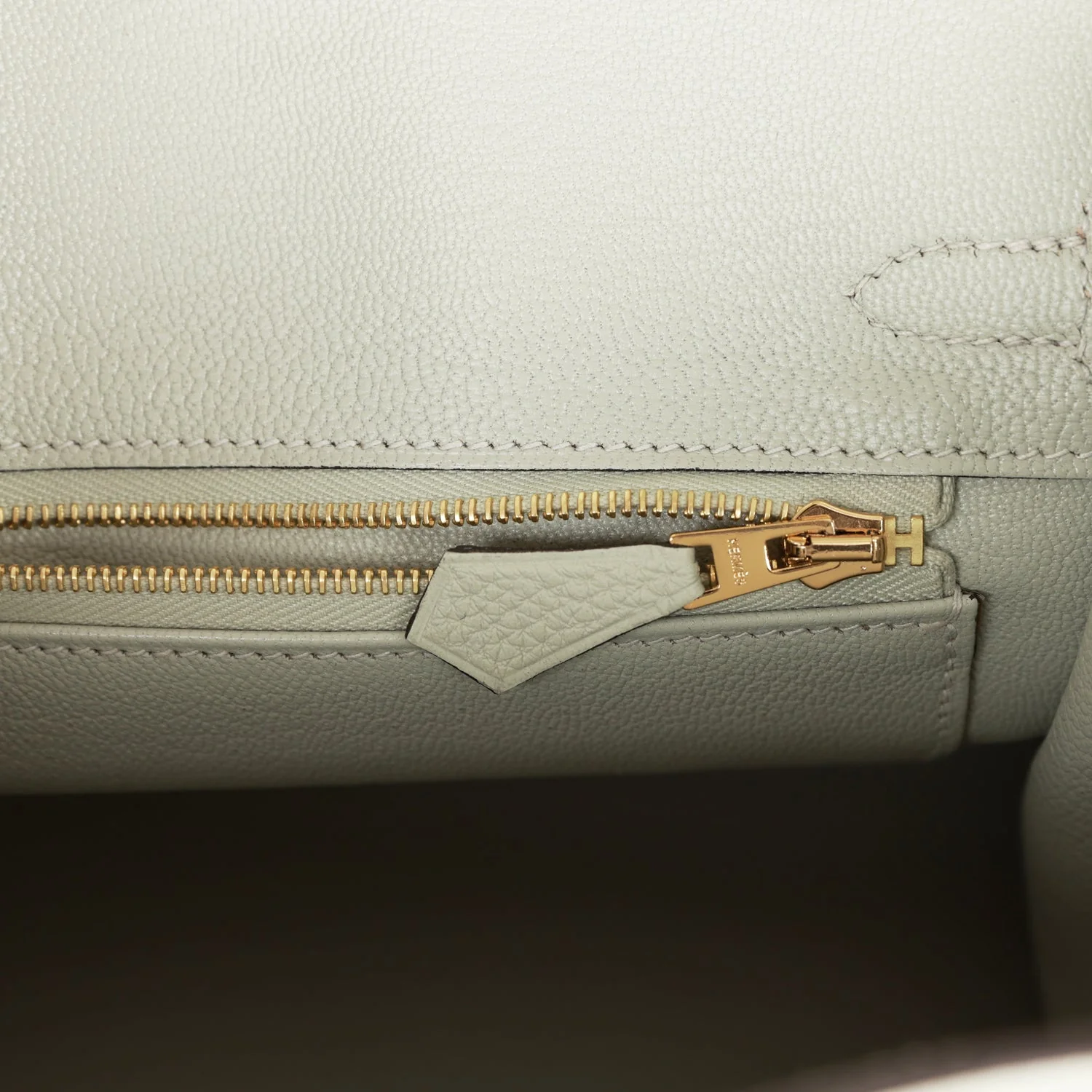 Replicate Hermes Birkin 25 Gris Neve Togo Gold Hardware(1:1 replica)