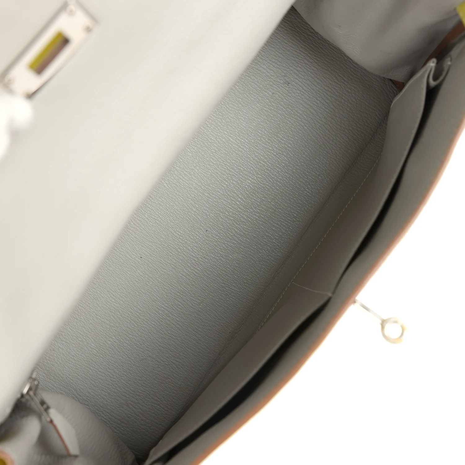 Replicate Hermes Kelly Retourne 32 Lime Candy Epsom Palladium Hardware(1:1 replica)