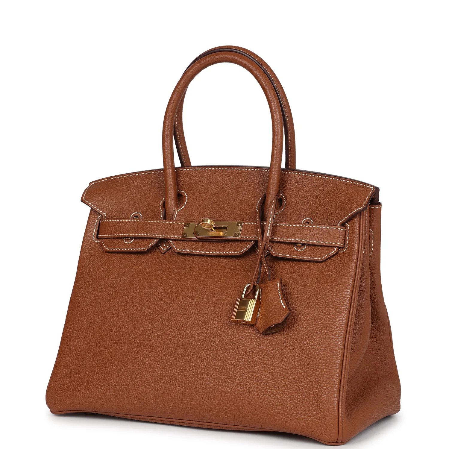 Replicate Hermes Birkin 30 Gold Togo Gold Hardware(1:1 replica)
