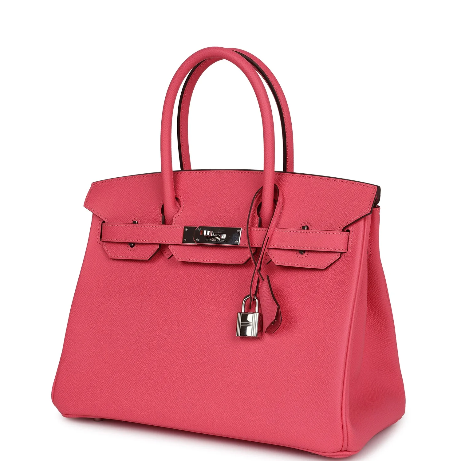 Replicate Hermes Birkin 30 Rose Azalee Epsom Palladium Hardware(1:1 replica)