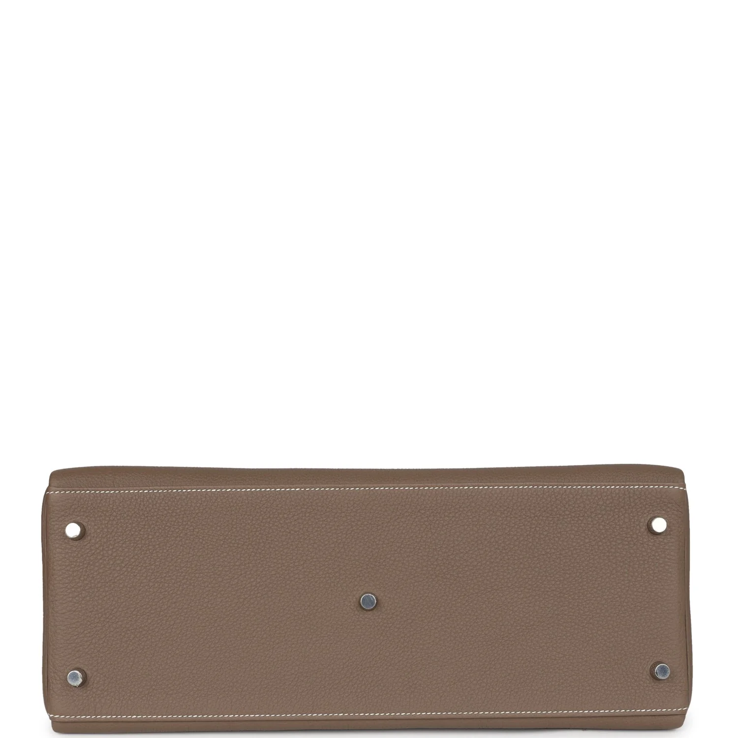 Replicate Hermes Kelly 42 Maxi Etoupe Togo Palladium Hardware(1:1 replica)