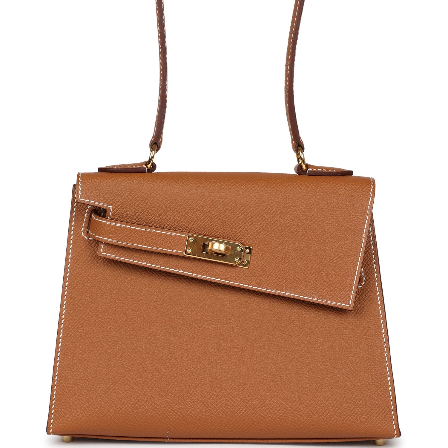Replicate Hermes Kelly Sellier en Desordre 20 Gold Epsom Gold Hardware(1:1 replica)