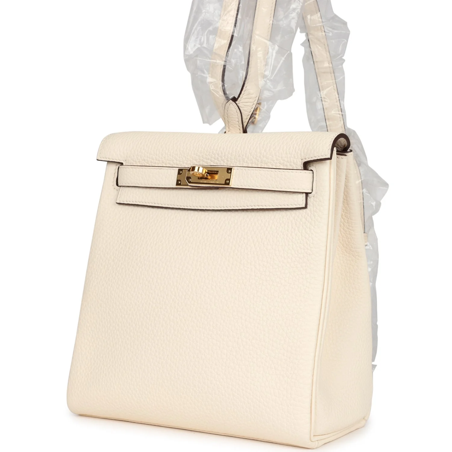 Replicate Hermes Kelly Ado II Backpack Nata Clemence Gold Hardware(1:1 replica)