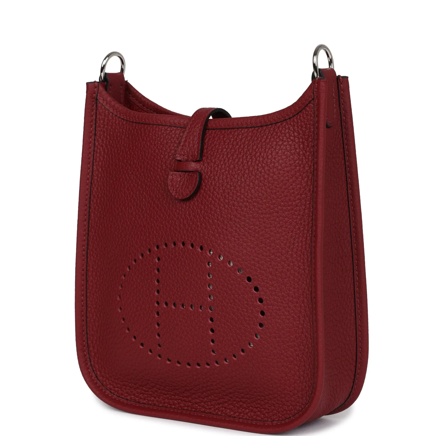 Replicate Hermes Evelyne TPM Rouge H Clemence Palladium Hardware(1:1 replica)