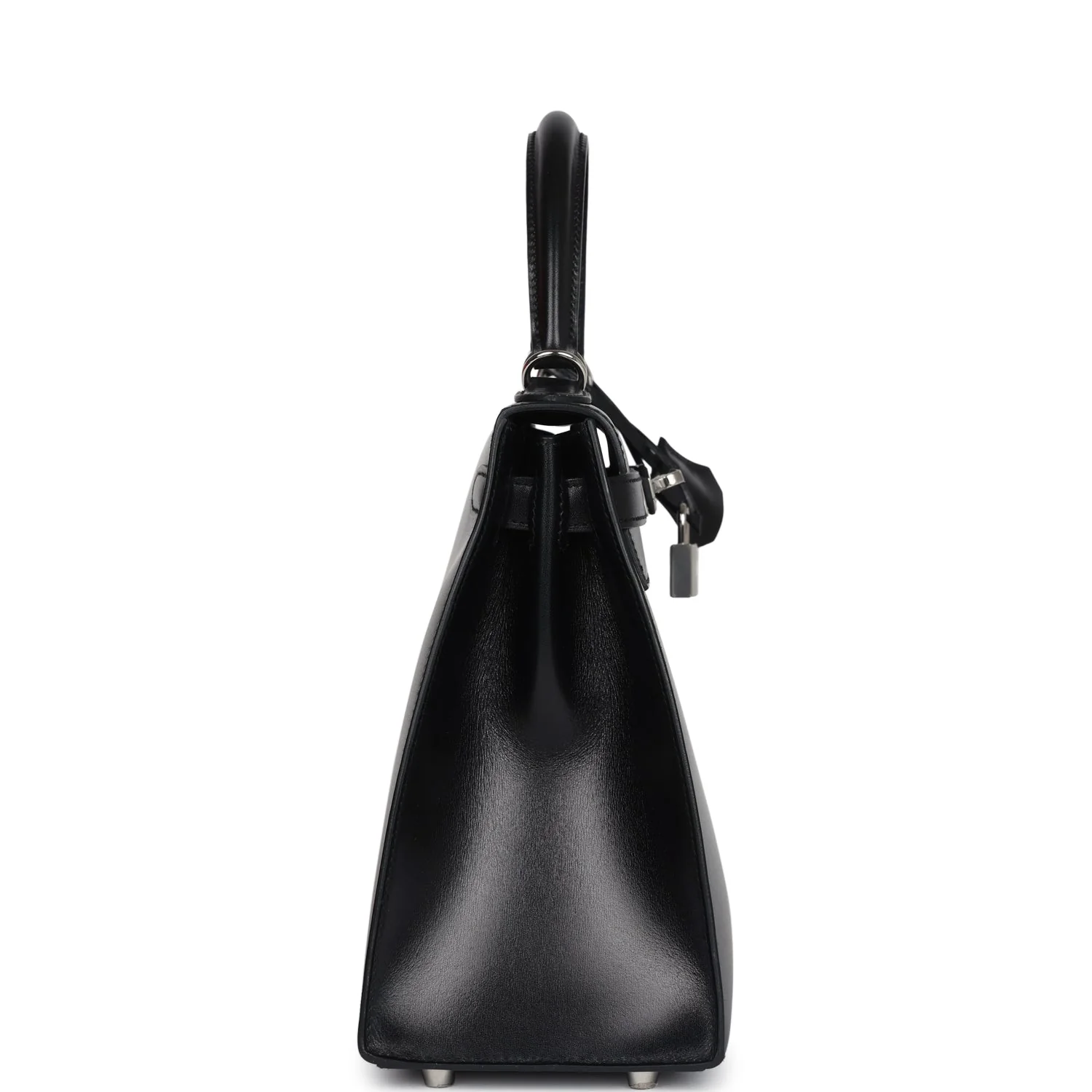 Replicate Hermes Kelly Sellier 28 Black Box Palladium Hardware(1:1 replica)