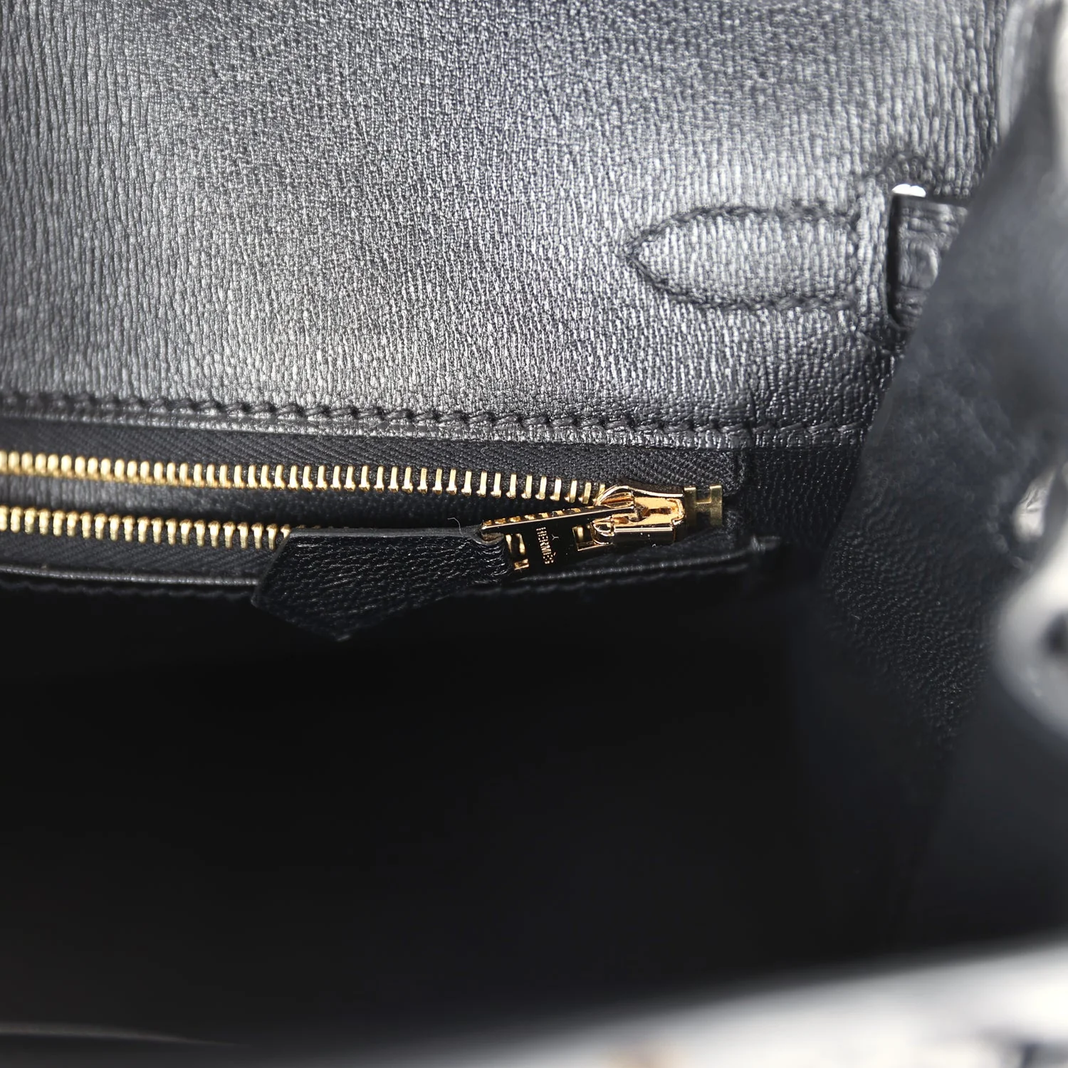 Replicate Hermes Birkin 25 Black Matte Alligator Gold Hardware(1:1 replica)