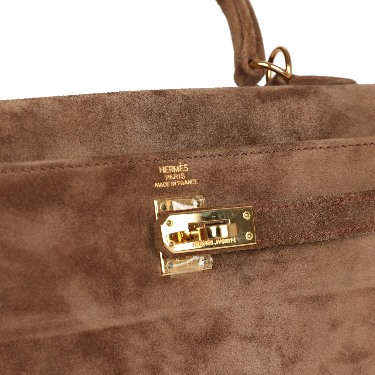 Replicate Vintage Hermes Kelly 25 Brown Doblis Gold Hardware(1:1 replica)