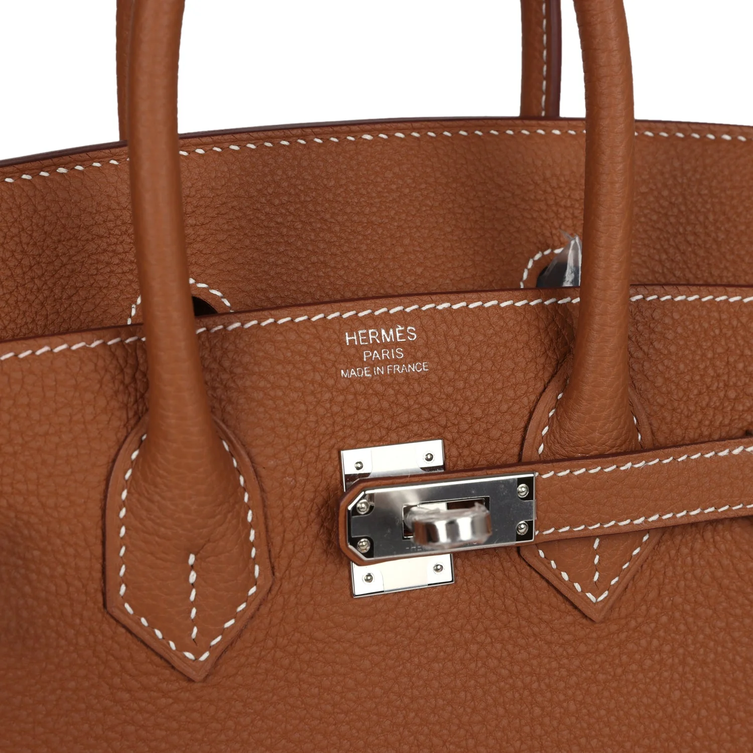 Replicate Hermes Birkin 25 Gold Togo Palladium Hardware(1:1 replica)