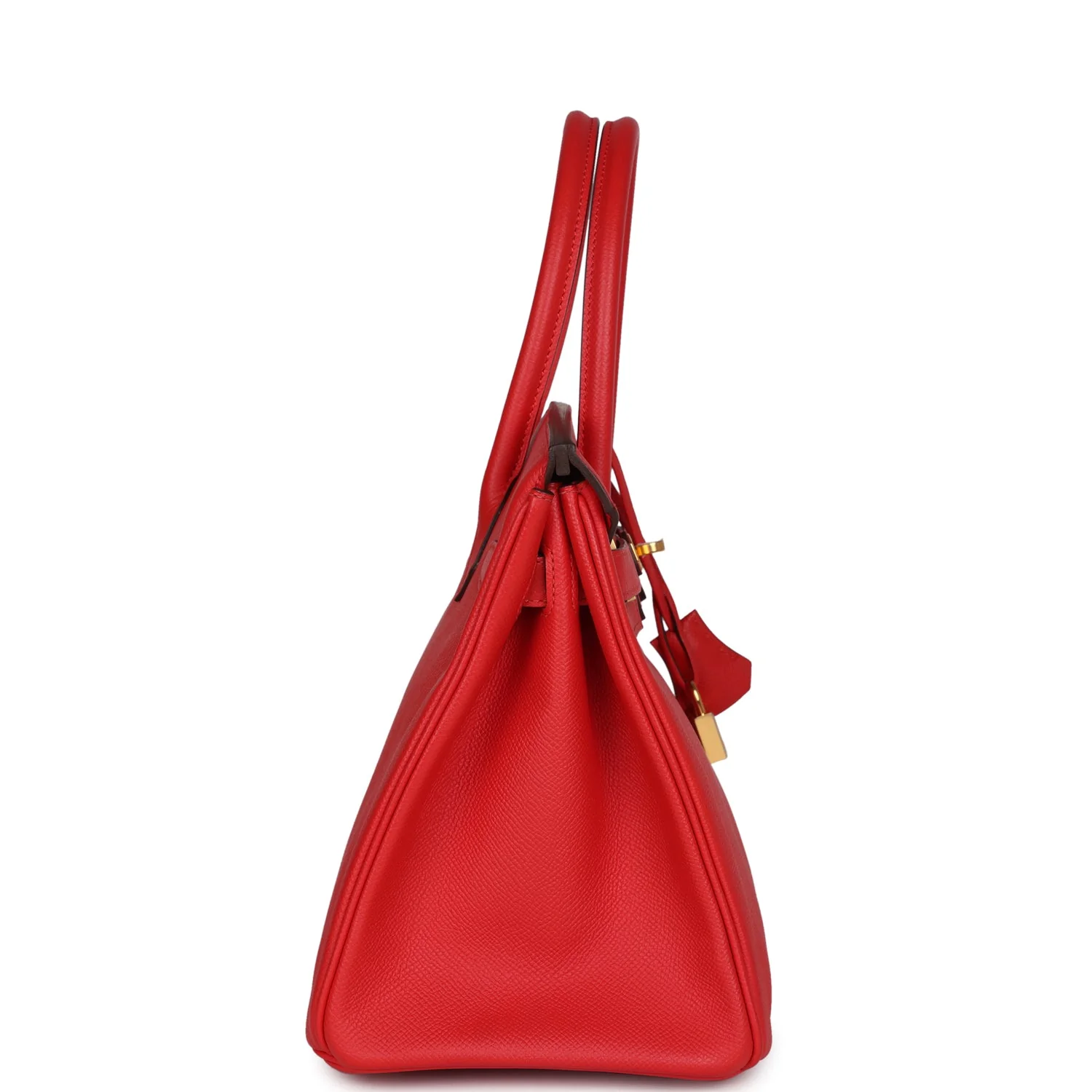 Replicate Hermes Birkin 30 Rouge Tomate Epsom Gold Hardware(1:1 replica)