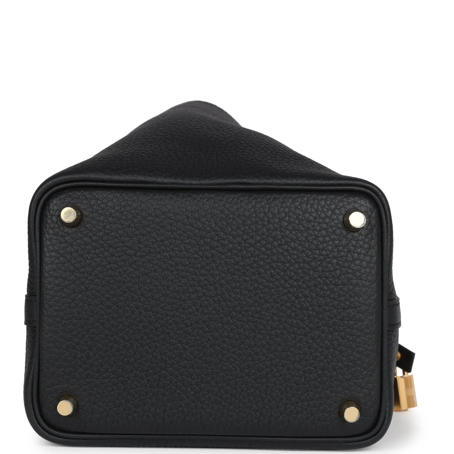 Replicate Hermes Picotin Lock 18 Black Clemence Gold Hardware(1:1 replica)