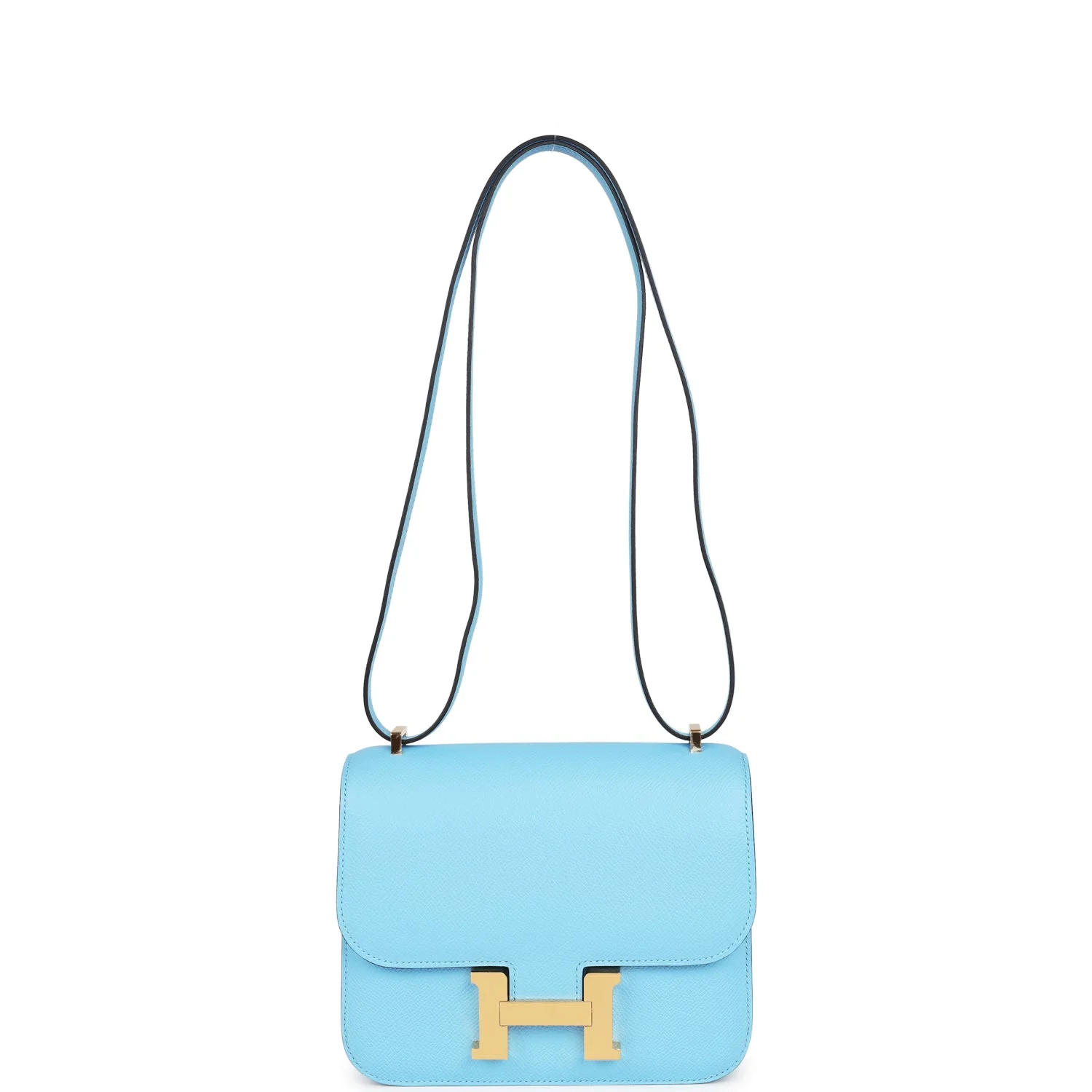 Replicate Hermes Constance 18 Celeste Epsom Gold Hardware(1:1 replica)
