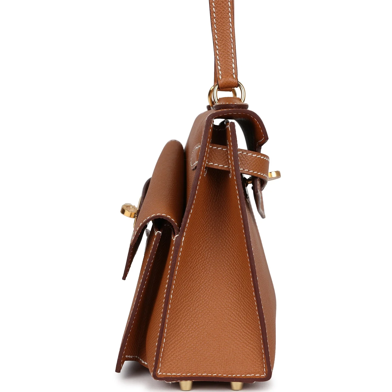 Replicate Hermes Kelly Sellier en Desordre 20 Gold Epsom Gold Hardware(1:1 replica)